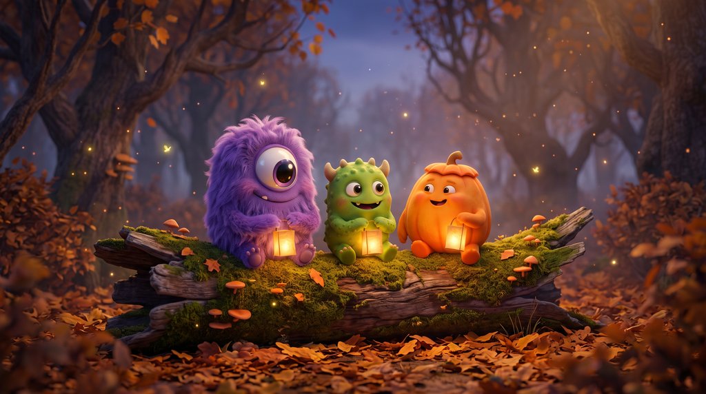 Cute 3D monsters