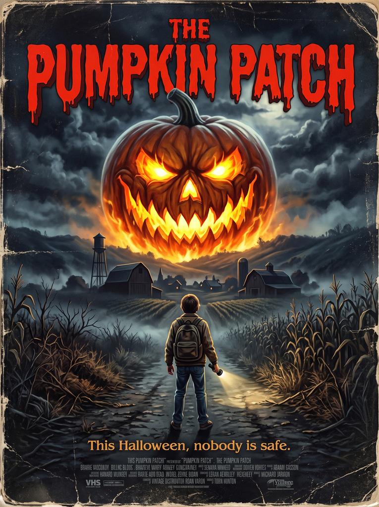 Retro horror poster